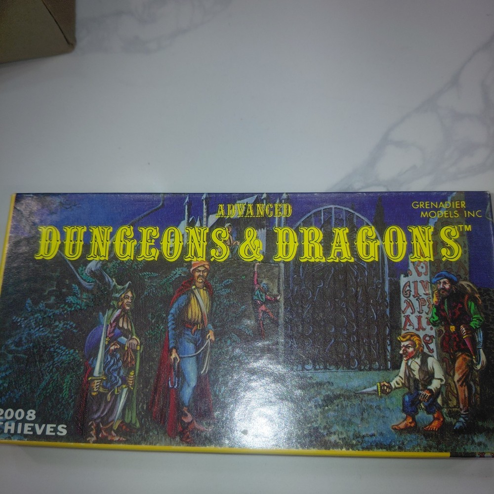 13 Advanced Dungeons & Dragons Thieves In Box Grenadier Solid Gold Line