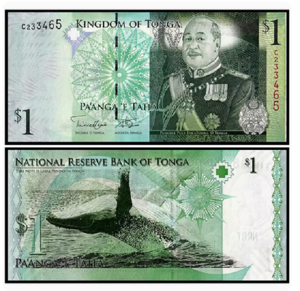 Tonga 1 paʻanga 2009 P-37b NEW UNC Banknotes