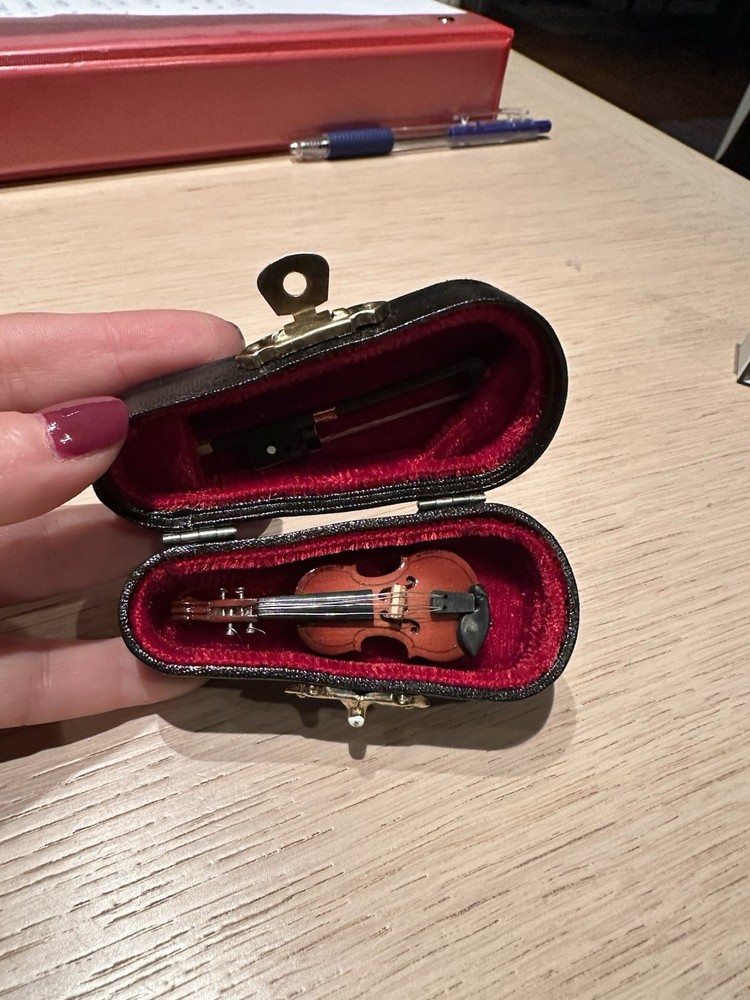 Miniature Violin In Case