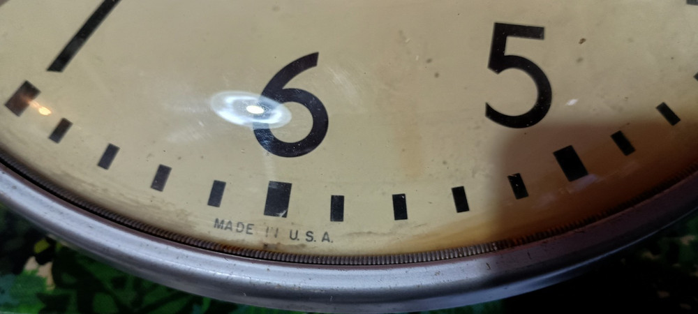 Vintage Simplex Wall Clock Works