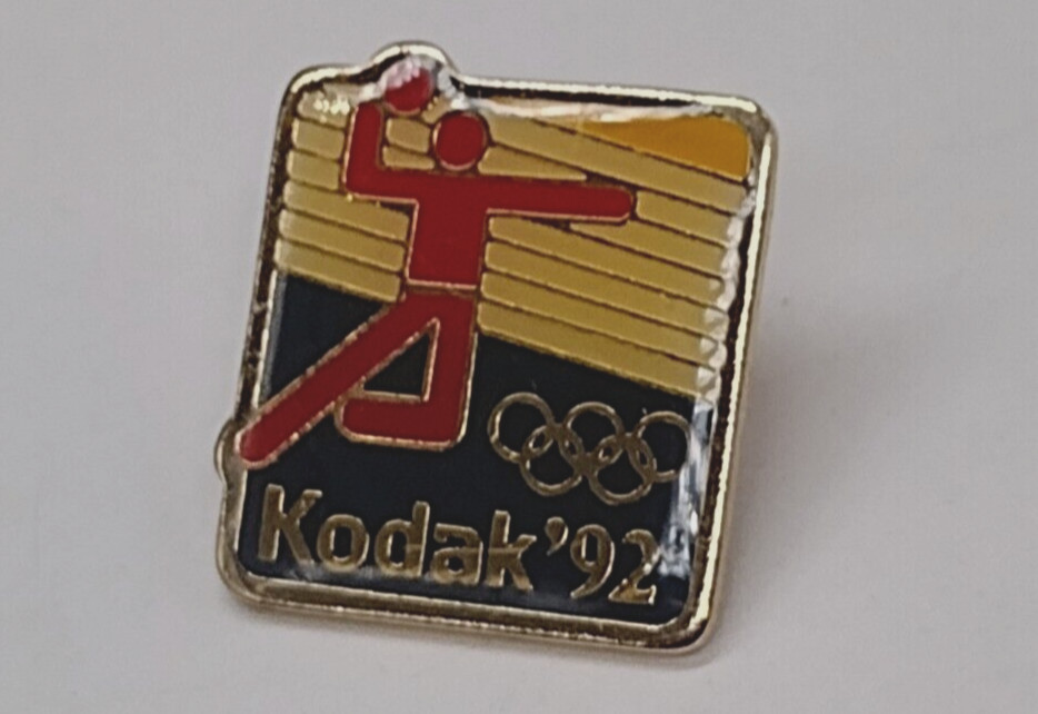 Kodak Sponsor '92 Olympics Lapel Pin