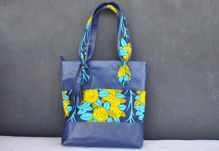 woman's handmade handbag