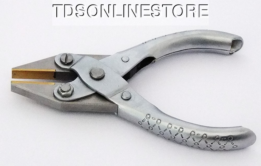 Brass Jaw Flat Nose Parallel Pliers