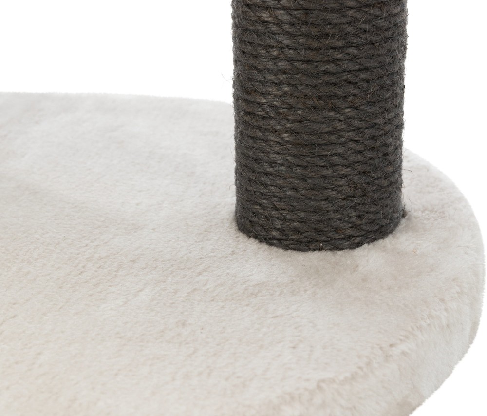 Moriles Gray Cat Tower with Scratching Posts, Condo, Hammock, Padded Platform