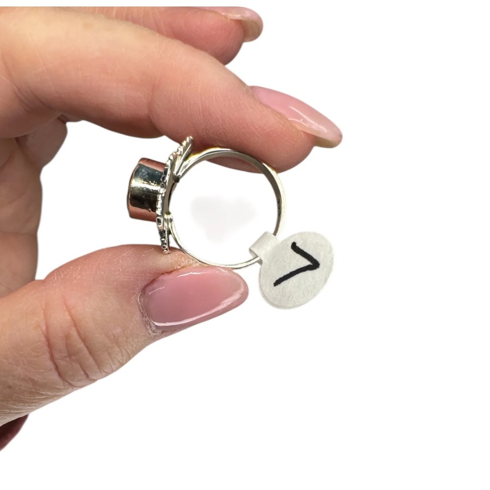 Citrine Solid 925 Sterling Silver Ring 7