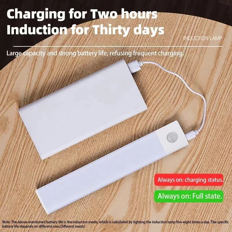 3 Pack LED Under Cabinet Lights Rechargeable Motion Sensor 3 Color Dimmable Lamp