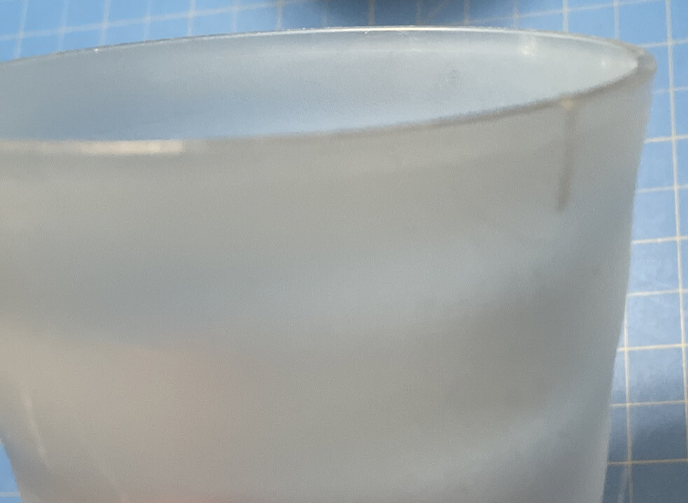 Tupperware Impressions 11oz Blue 3 Cups