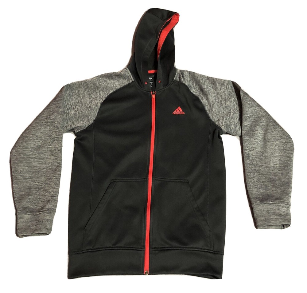 Adidas Hooded Full Zip-Up Jacket Size Small S