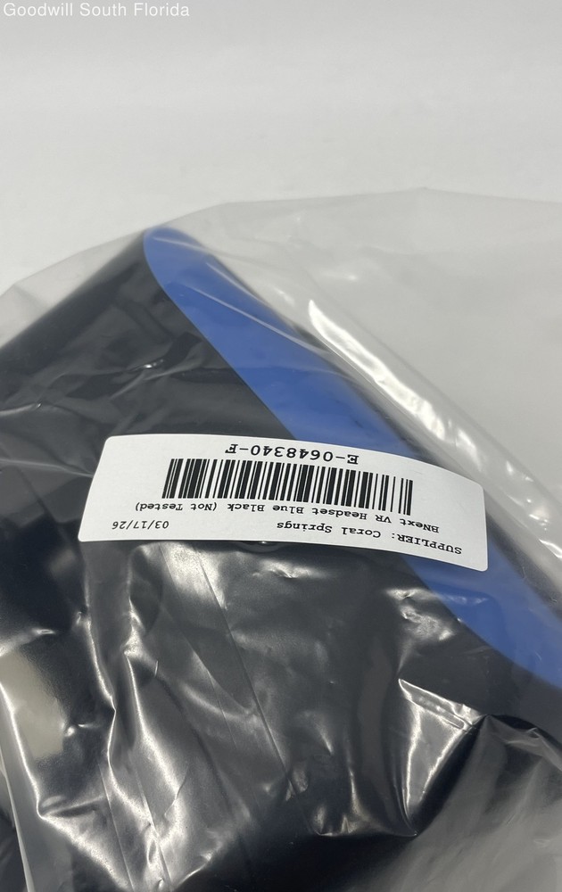 BNext Blue Black Universal Virtual Reality Headset Not Tested With Tags