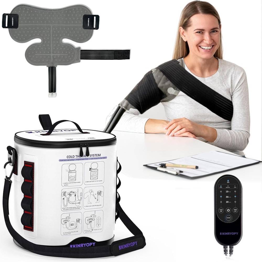 Cold Therapy Machine Shoulder Ice Therapy System Timer Quiet Portable