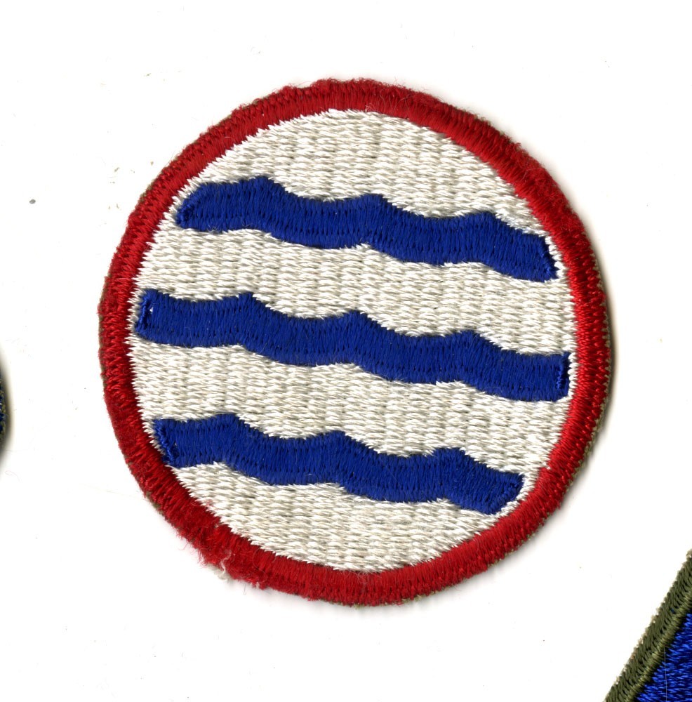 Greenland Base Command White Back Patch WWII Vintage