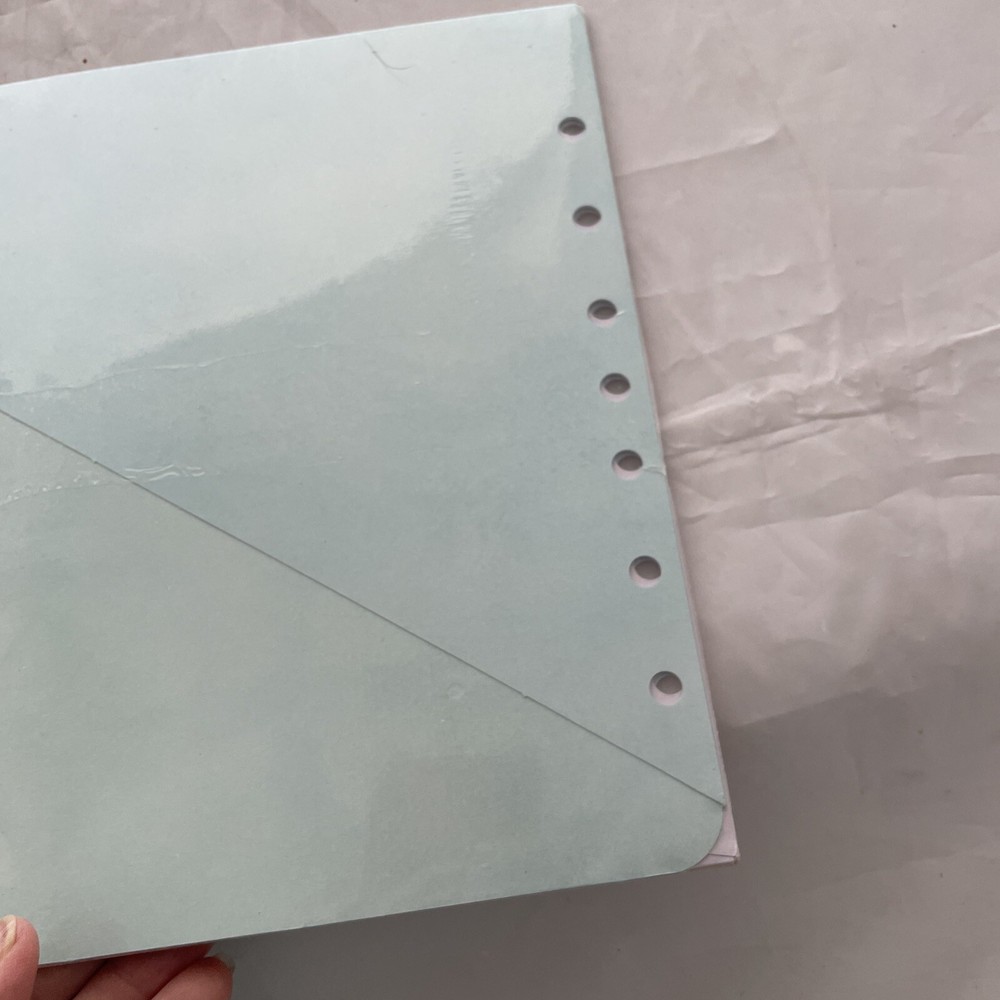 5 1/2 X 8 1/2" DAY-TIMER 8 Soft Hues Slash File Pockets