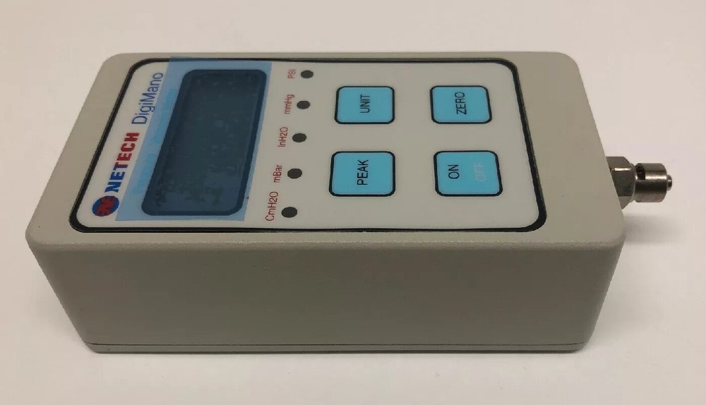 NETECH DIGIMANO PRESSURE / VACUUM METER 220-2CMH20