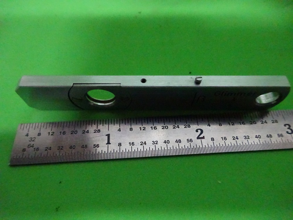 MICROSCOPE PART SLIDE QUARTER WAVE GLIMMER MICA OPTICS #36-FT-8