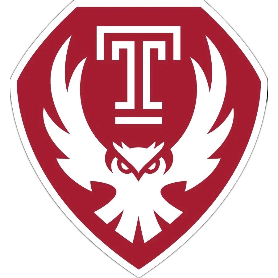 Temple University Car Magnet Laminated