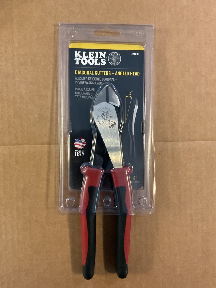 Klein J248-8 Diagonal Cutter Angle Head