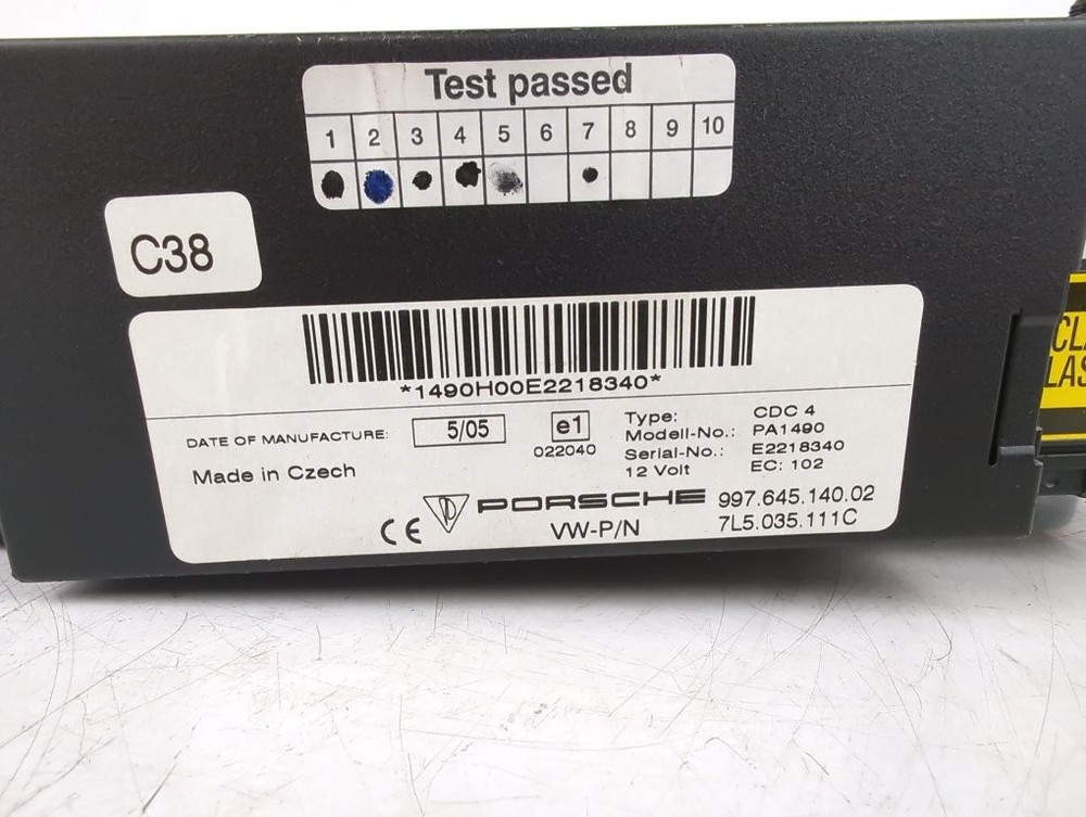 Porsche Cayenne 2002-2007 CD Changer Unit 7L5035111C