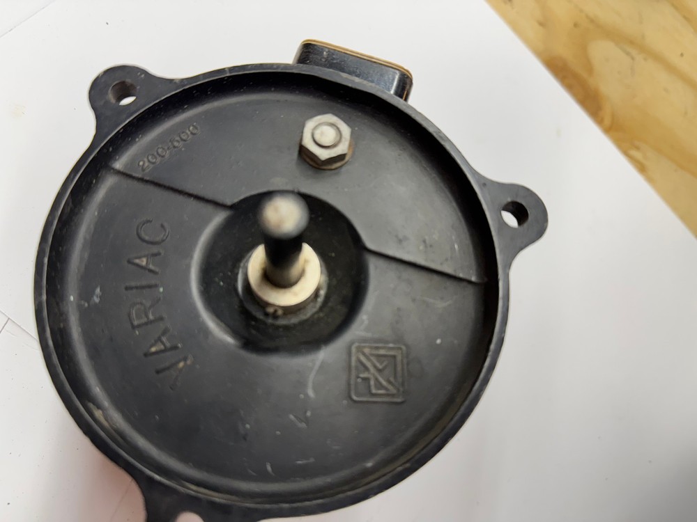 GENUINE VARIAC 200-500 GENERAL RADIO CO.