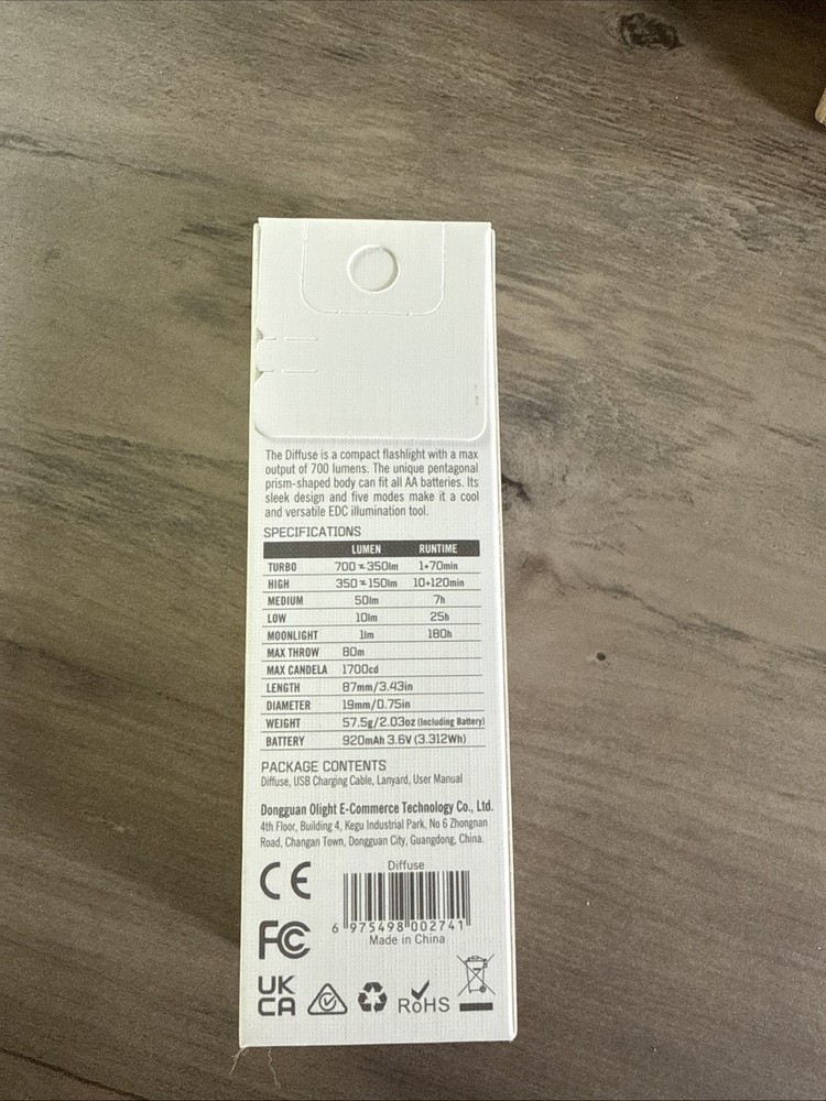 Olight | Diffuse | Black Aluminum