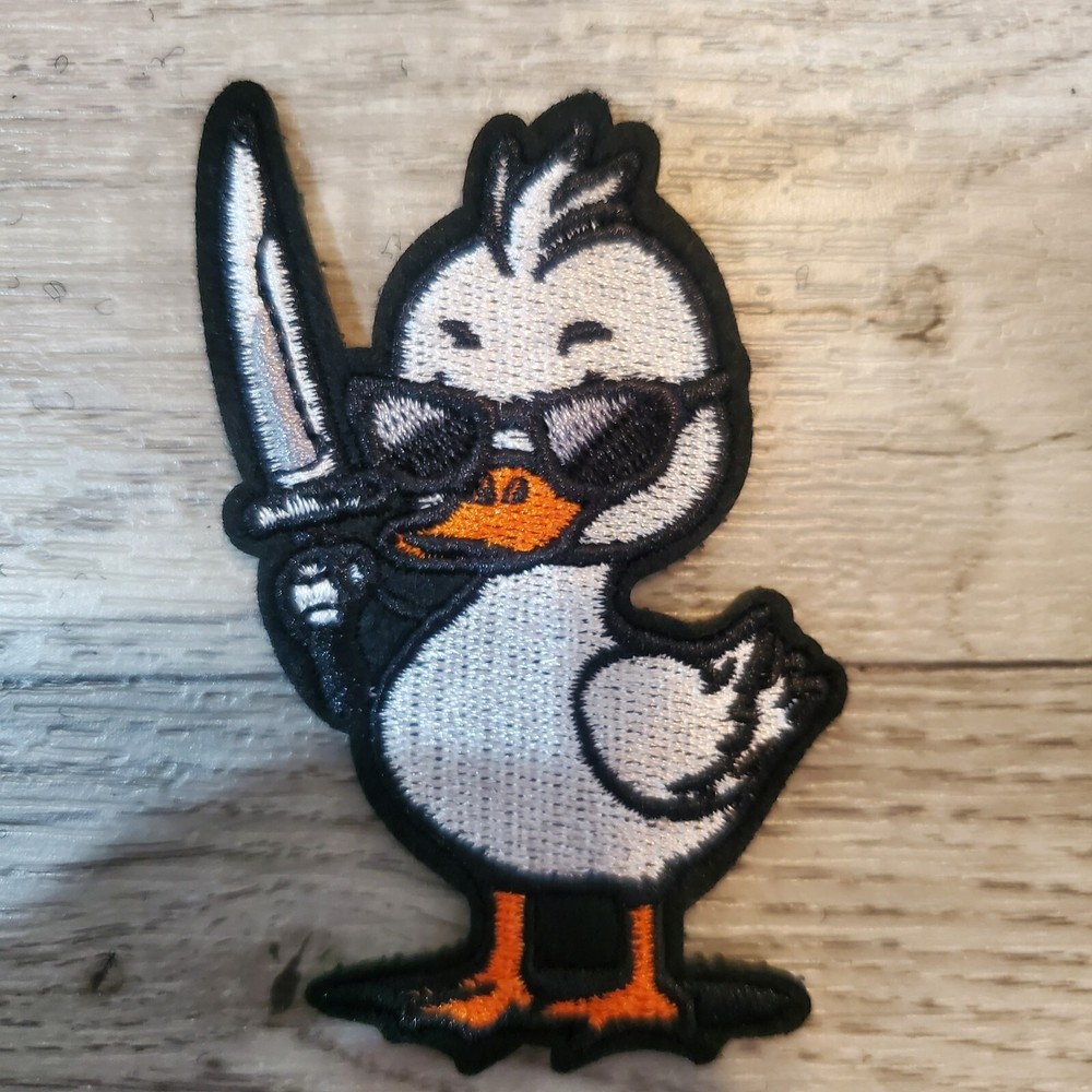 COOL WEAPON DUCK Tactical Morale Patch Hook and Loop