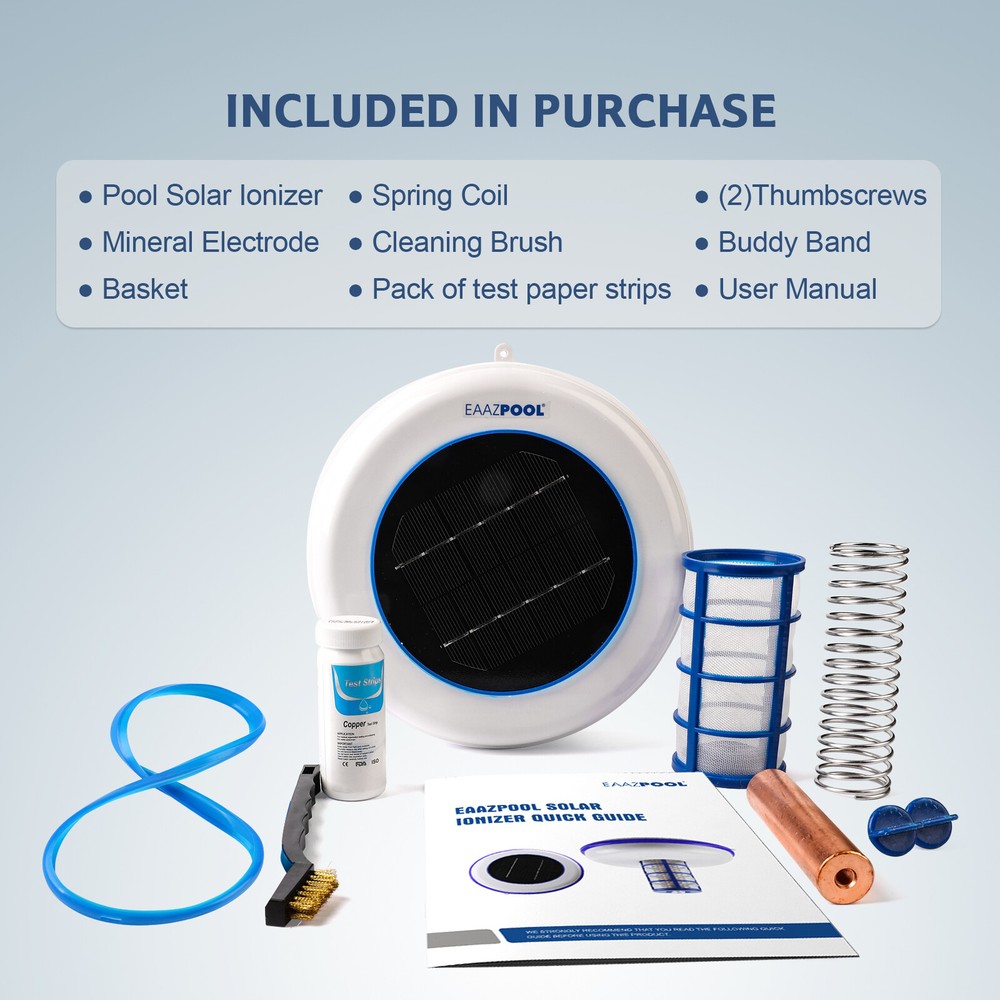 Solar Pool Ionizer | Pool Cleaning Device | Purifies Pool Water | Kills Algae