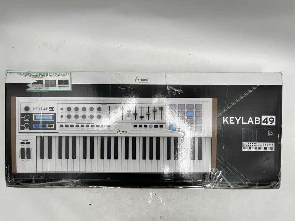 Arturia KeyLab 49 49-Note MIDI Keyboard Controller with Software Bundle