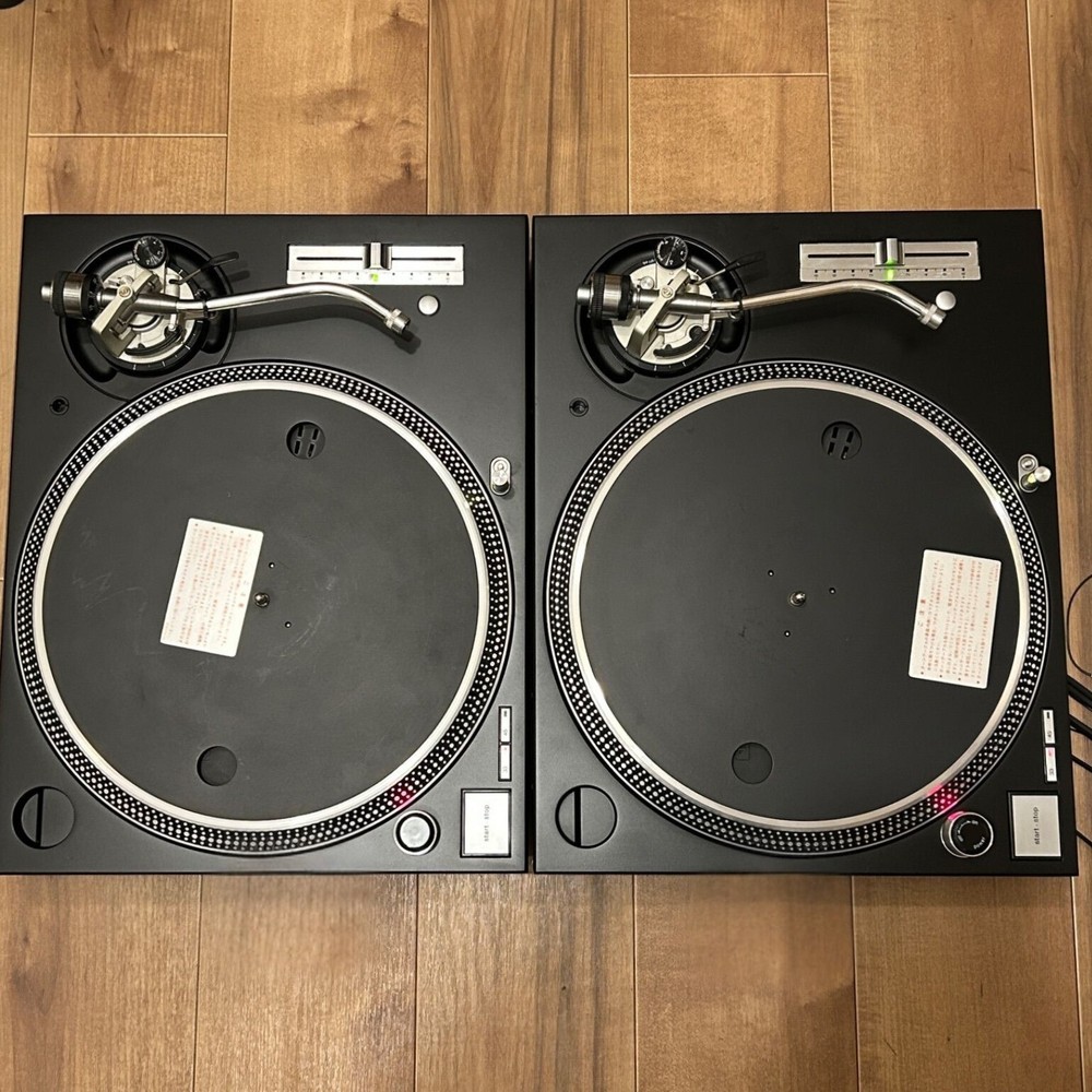 Technics SL-1200MK5 DJ Record Player Turntable System Pair Set FullyFunction