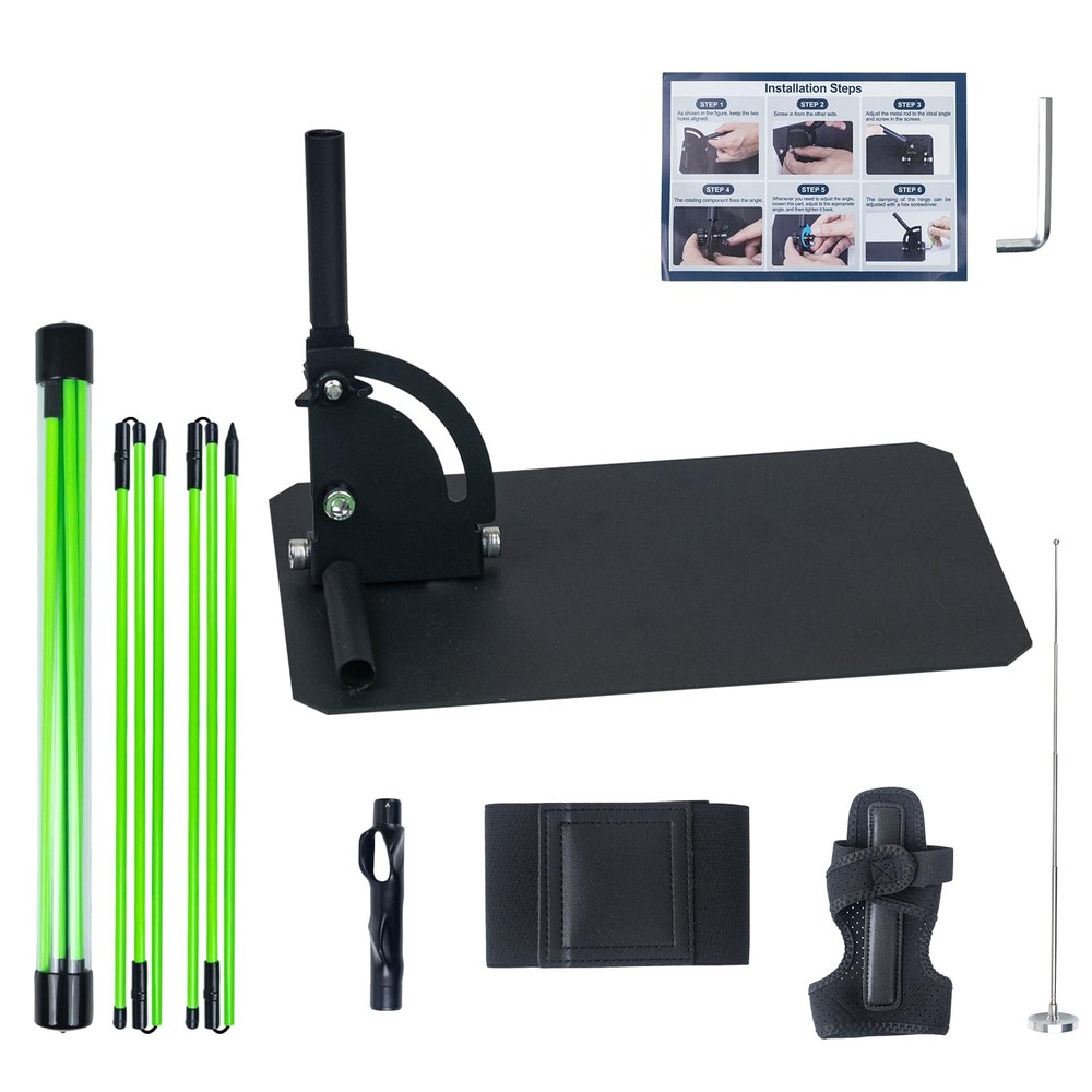Golf Swing Correction Training Kit – Grip Alignment Trainer, Telescopic Swing...