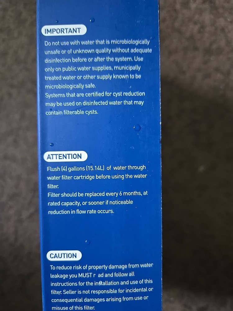 3-pack Teehay TH-01 Refrigerator Water Filter Replacement For EPTWFU01 NEW