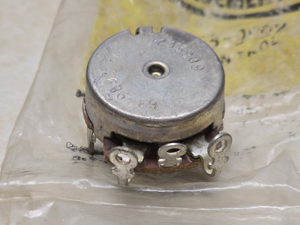 Zenith Control 63-9892 Replacement Part NOS