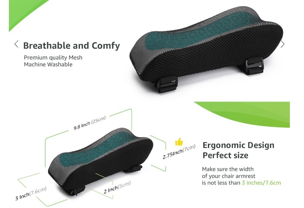 Armrest Cooling Gel Pads
