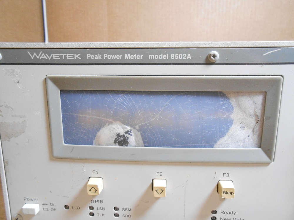 WAVETEK 8502A PEAK POWER METER