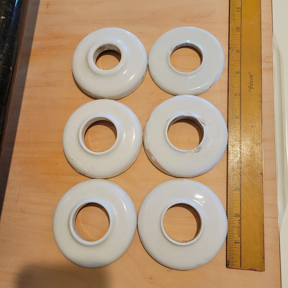 Vintage Porcelain Escutcheons