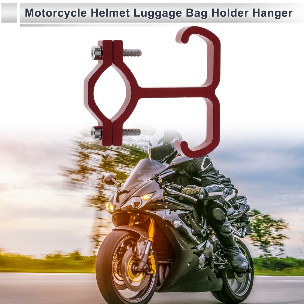 Alloy Motorcycle Hook 1 Set Red