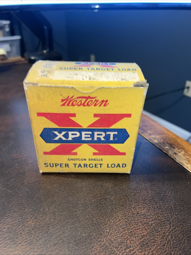 Vintage Empty Ammunition Box Western Super X Target Load