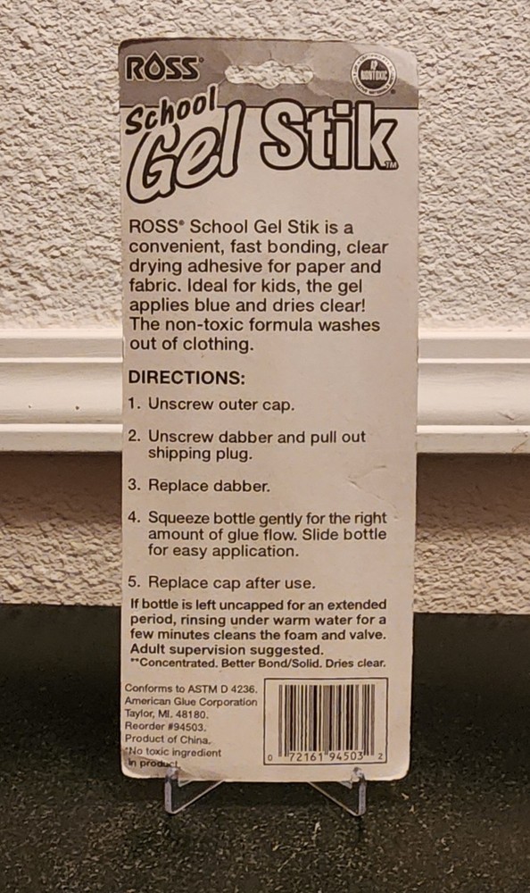 Ross School Gel Stik Non-Toxic