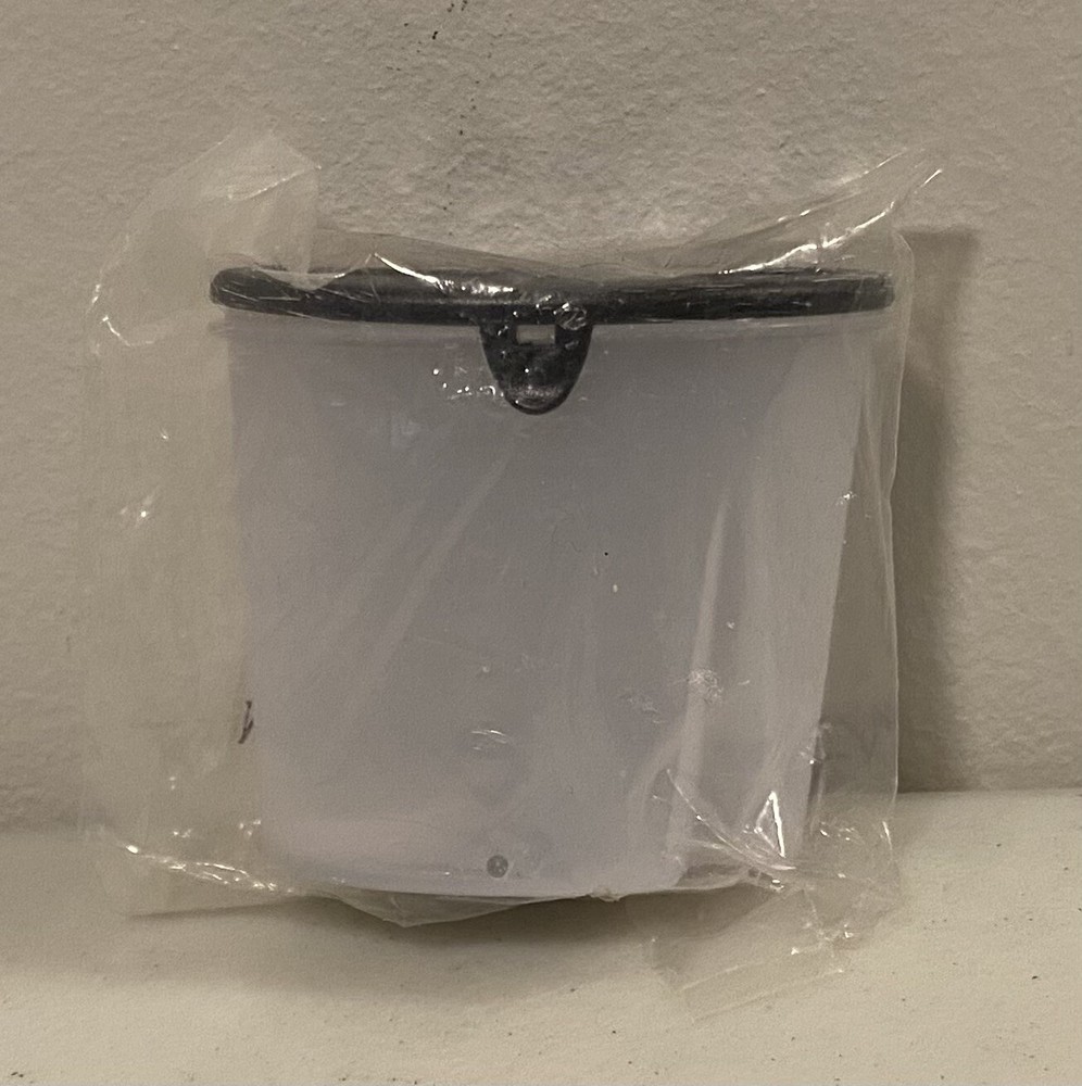 One Tupperware Mini Cereal Servers Black Lid NEW