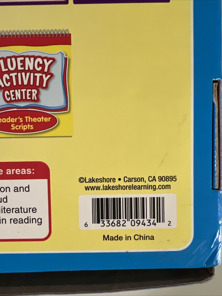 Lakeshore Learning Reading First Activity Center Fluency