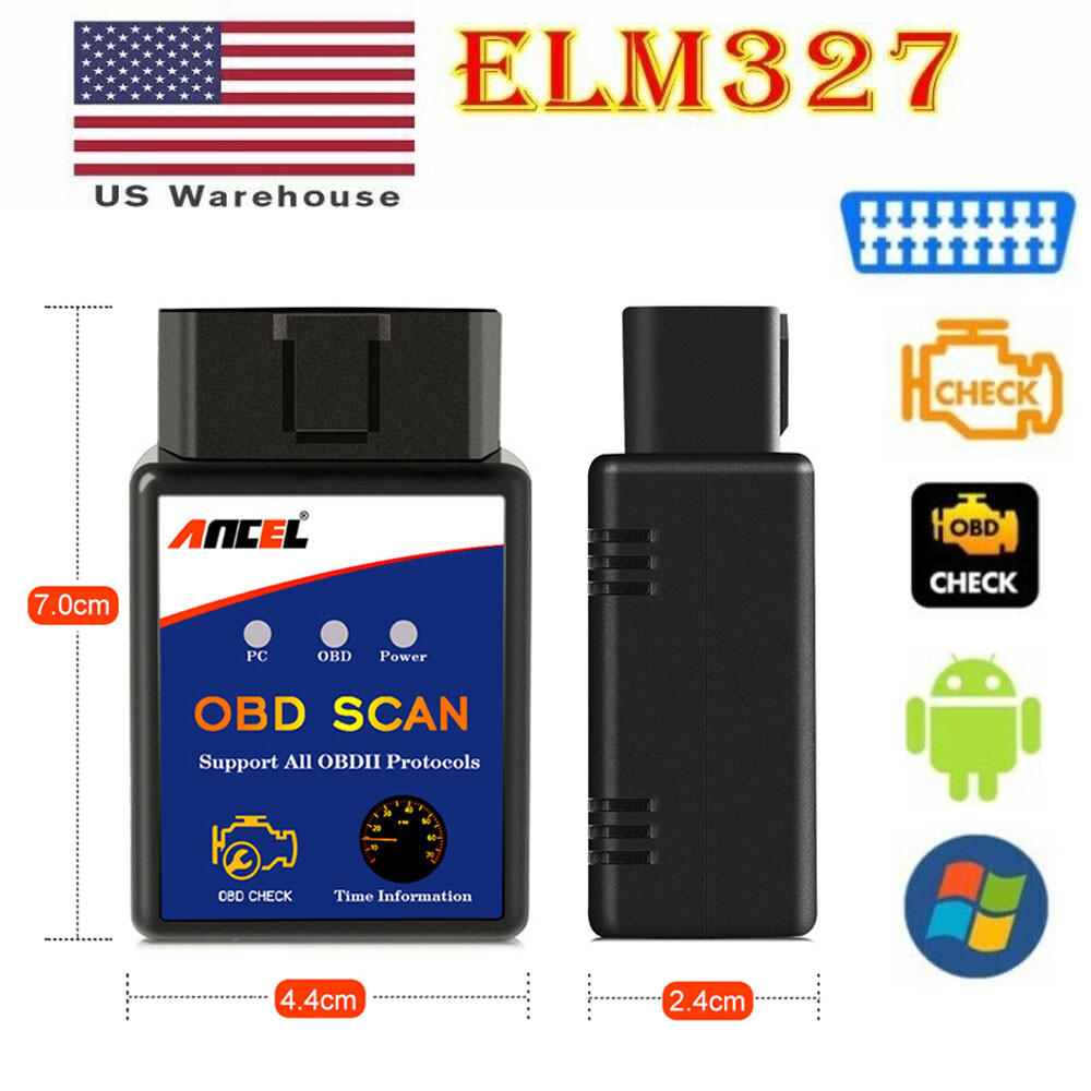 ELM327 Bluetooth/WIFI Car Diagnostic Scanner Auto Fault Code Reader Tool OBD2