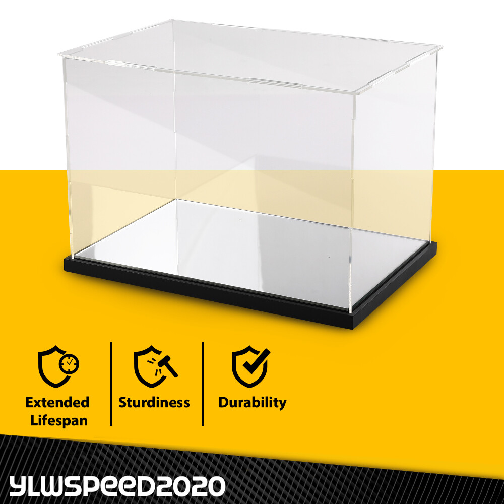 Clear Single Boxing Glove Horizontal Display Case