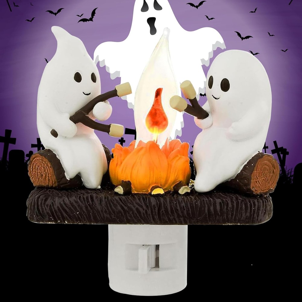 Ghost Campfire Nightlight Halloween Ghost