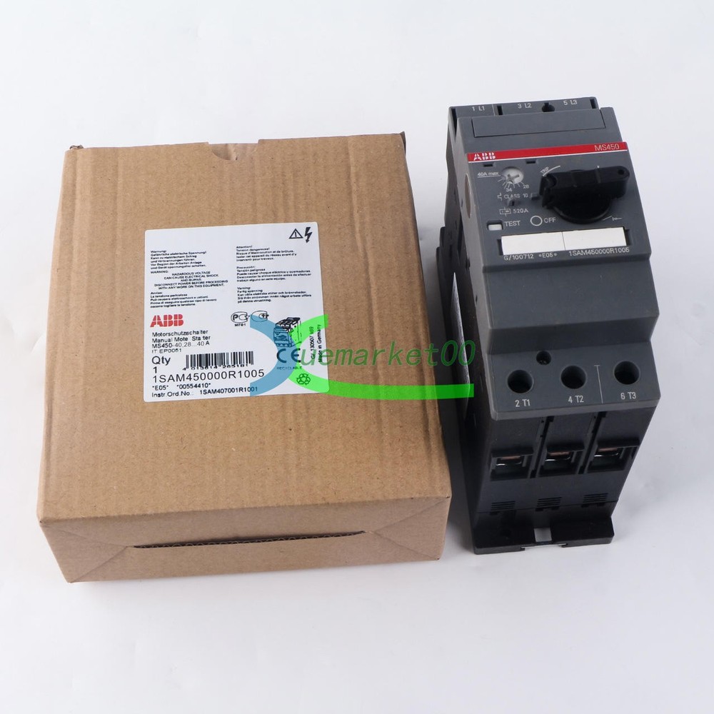 1PCS NEW ABB MS450-40 ABB motor starter