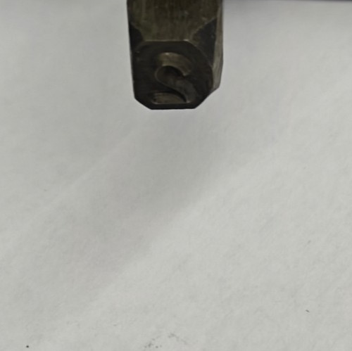 Number "2" Steel Stamp 1/8" Size Type - #2 Machine Made