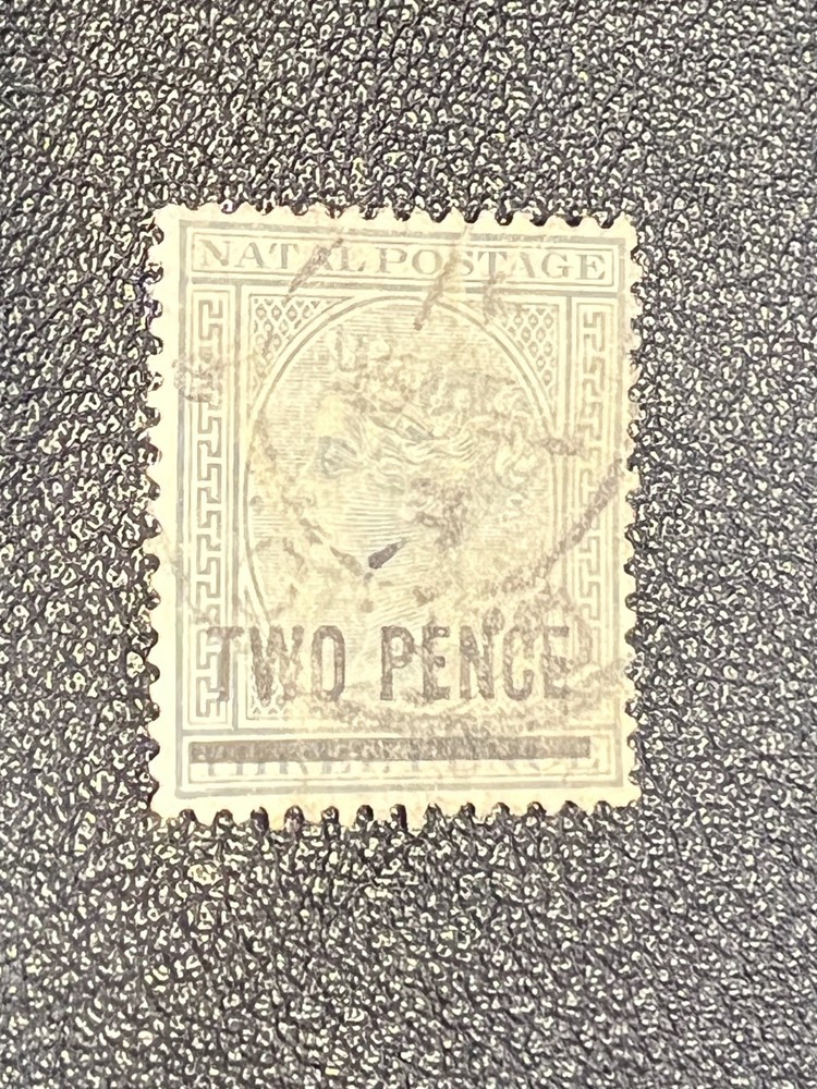 Natal stamp 73 used