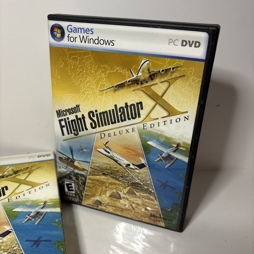 Microsoft 2006 Flight Simulator X Deluxe Edition PC Game Windows