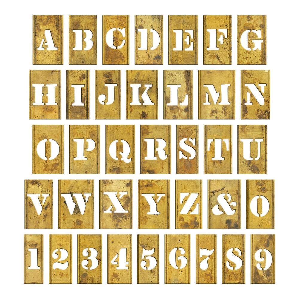 Tim Holtz ~ MINI STENCIL CHIPS ~ Idea-ology