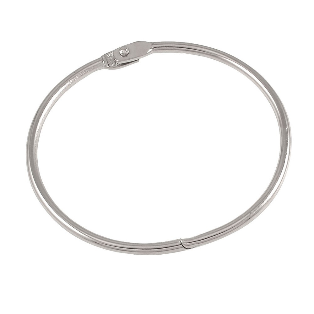 Silver Tone 3.3" Loose Leaf Binder Ring for Scrapbooking Book
