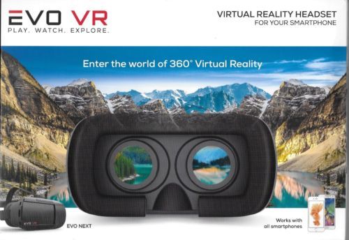 EVO NEXT VR Virtual Reality Headset Smartphone MI-VRH01-101 Android And iPhone