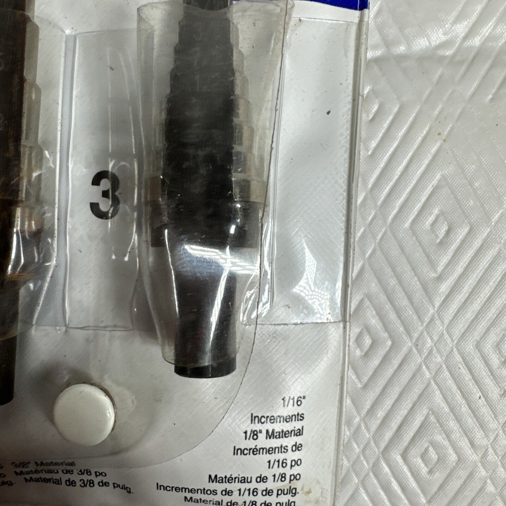 3 Pc. Unibit Step Drill Set