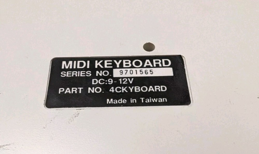 CyberSound Studio Music Maker Midi Keyboard System 4CKYBOARD